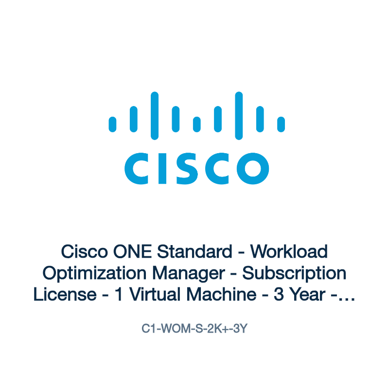 C1-WOM-S-2K+-3Y: Cisco ONE Standard