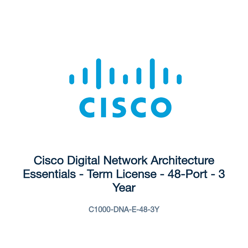 C1000-DNA-E-48-3Y: Cisco Digital Network Architecture Essentials