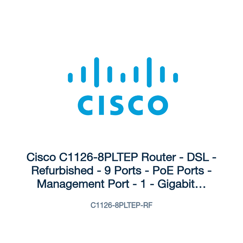 C1126-8PLTEP-RF: Cisco C1126-8PLTEP Router