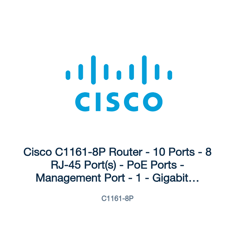 C1161-8P: Cisco C1161-8P Router