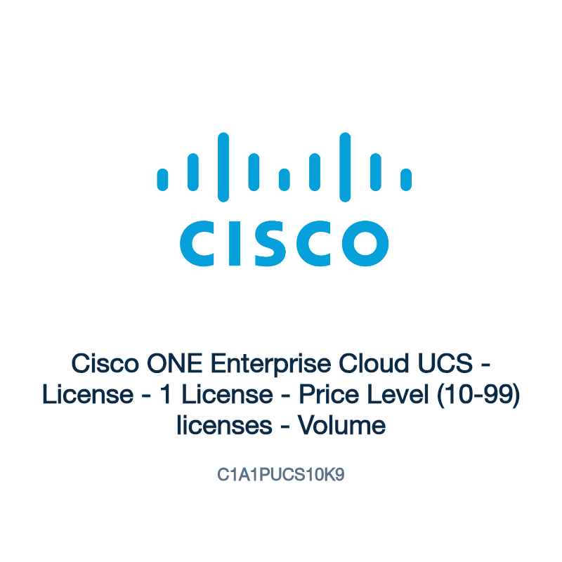 C1A1PUCS10K9: Cisco ONE Enterprise Cloud UCS