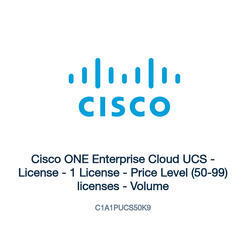 C1A1PUCS50K9: Cisco ONE Enterprise Cloud UCS