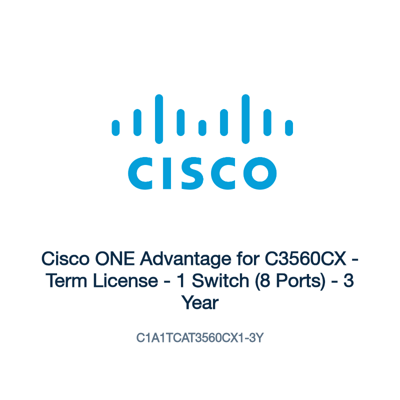 C1A1TCAT3560CX1-3Y: Cisco ONE Advantage for C3560CX