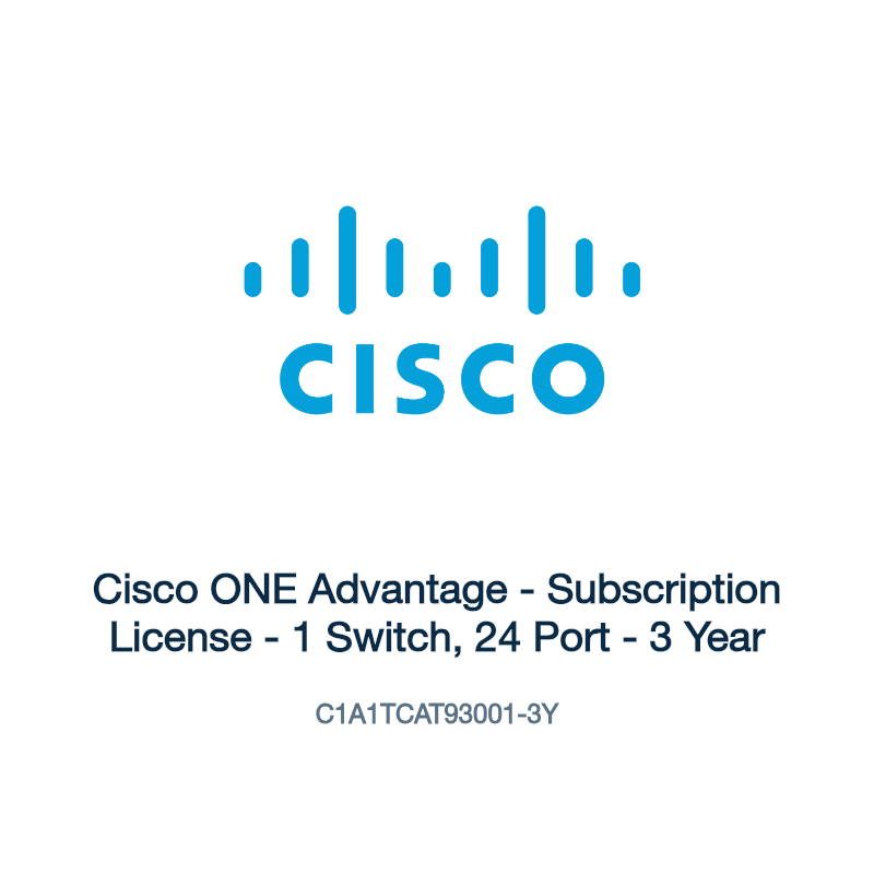 C1A1TCAT93001-3Y: Cisco ONE Advantage