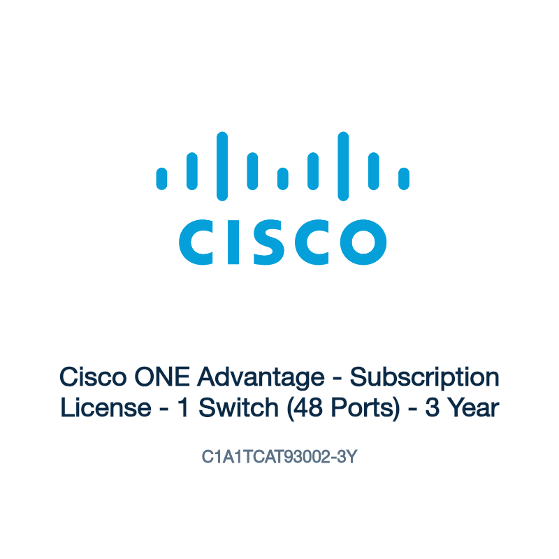 C1A1TCAT93002-3Y: Cisco ONE Advantage