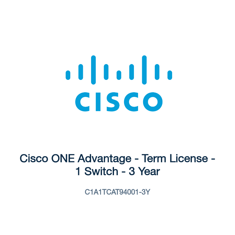 C1A1TCAT94001-3Y: Cisco ONE Advantage
