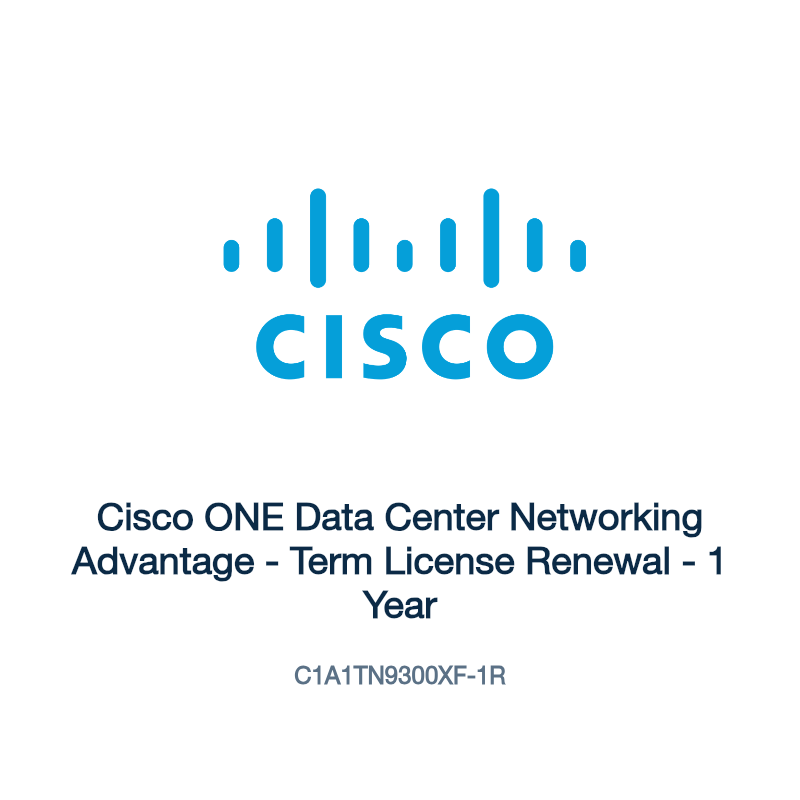 C1A1TN9300XF-1R: Cisco ONE Data Center Networking Advantage