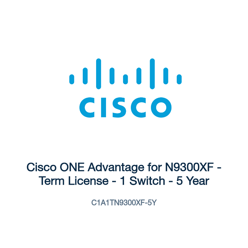 C1A1TN9300XF-5Y: Cisco ONE Advantage for N9300XF