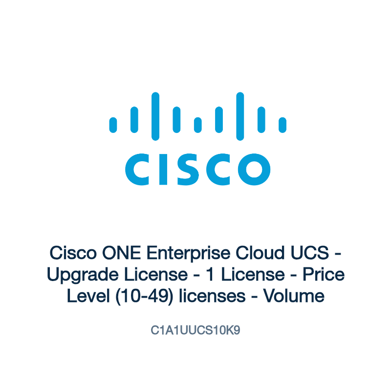 C1A1UUCS10K9: Cisco ONE Enterprise Cloud UCS