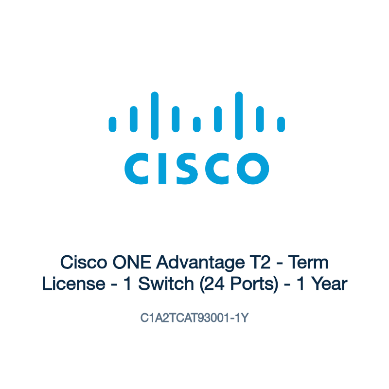 C1A2TCAT93001-1Y: Cisco ONE Advantage T2