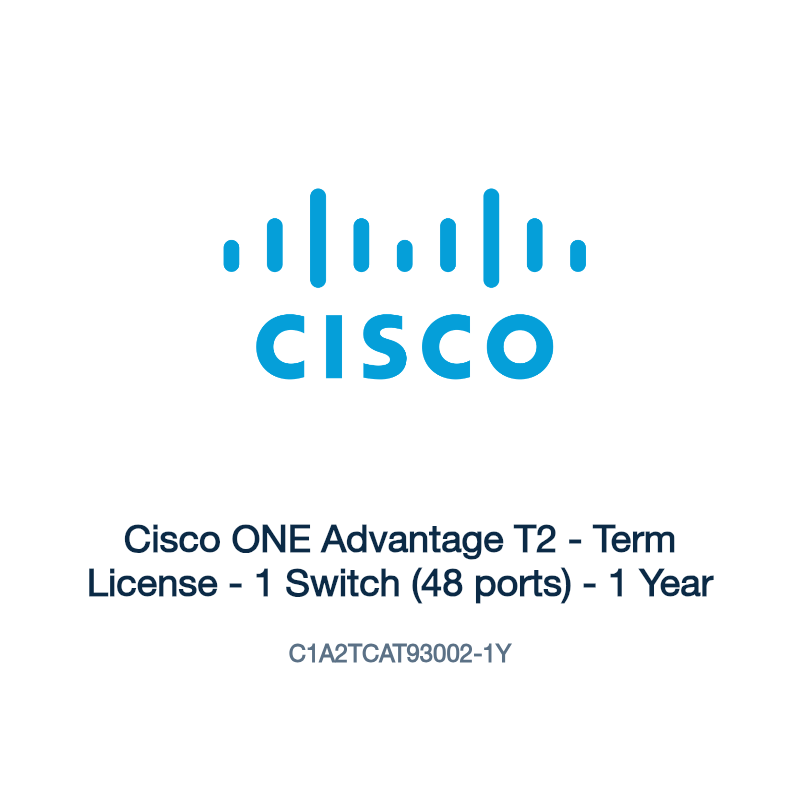 C1A2TCAT93002-1Y: Cisco ONE Advantage T2