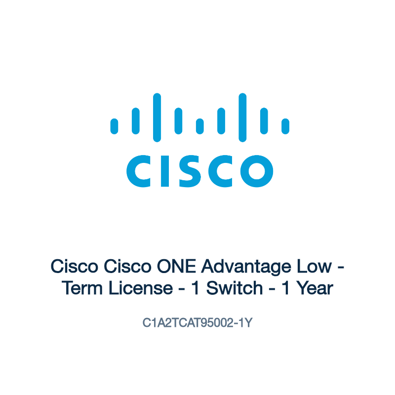 C1A2TCAT95002-1Y: Cisco Cisco ONE Advantage Low