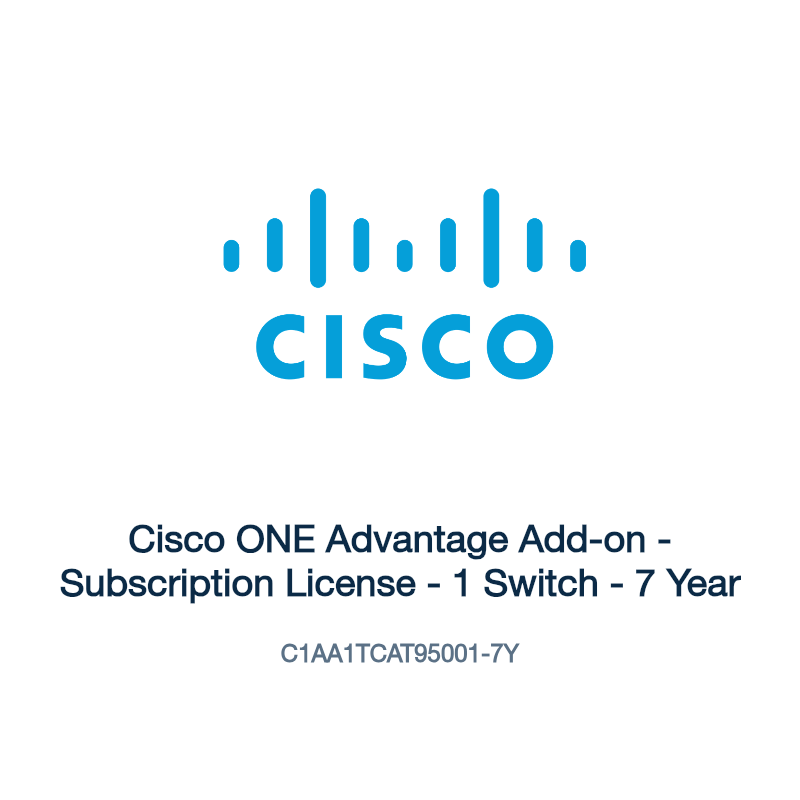 C1AA1TCAT95001-7Y: Cisco ONE Advantage Add-on