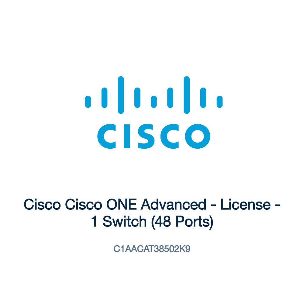 C1AACAT38502K9: Cisco Cisco ONE Advanced