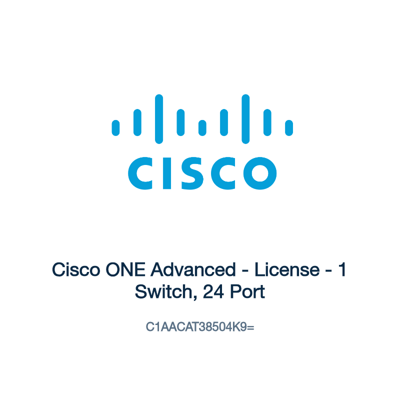 C1AACAT38504K9=: Cisco ONE Advanced