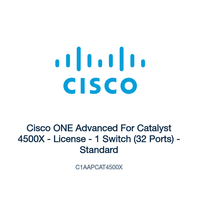 C1AAPCAT4500X: Cisco ONE Advanced For Catalyst 4500X
