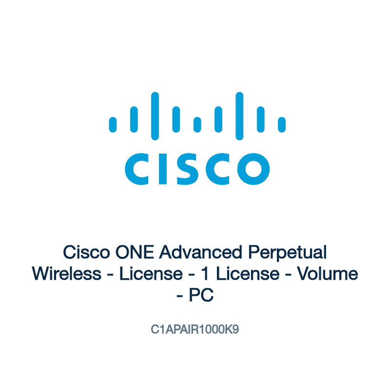 C1APAIR1000K9: Cisco ONE Advanced Perpetual Wireless