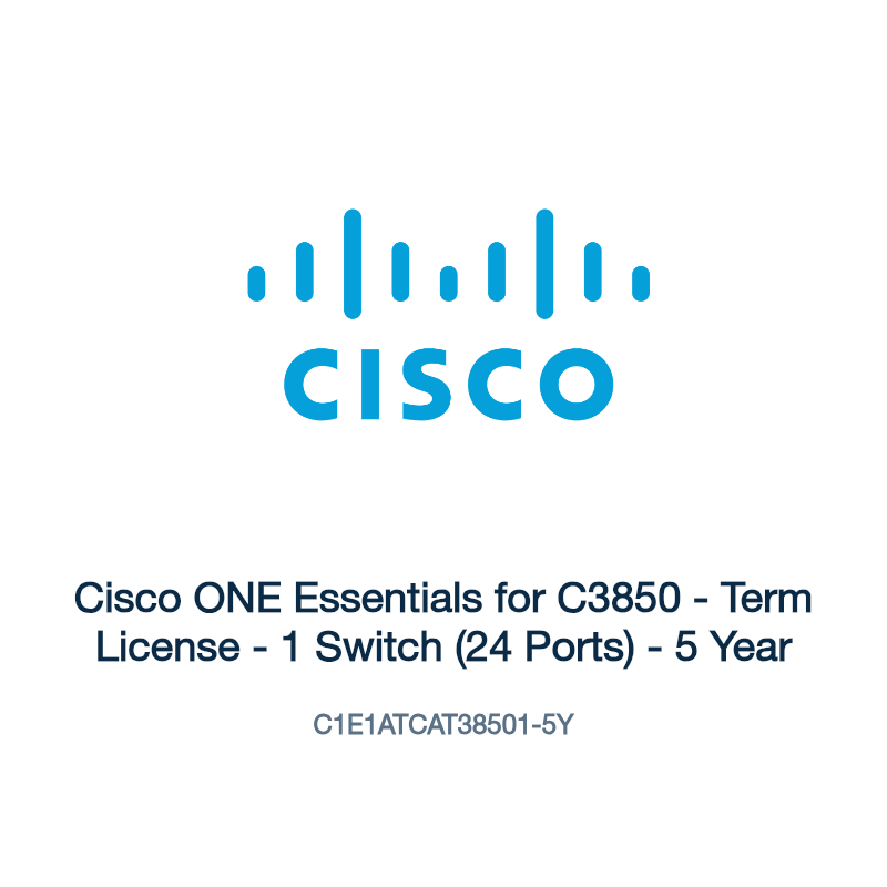 C1E1ATCAT38501-5Y: Cisco ONE Essentials for C3850