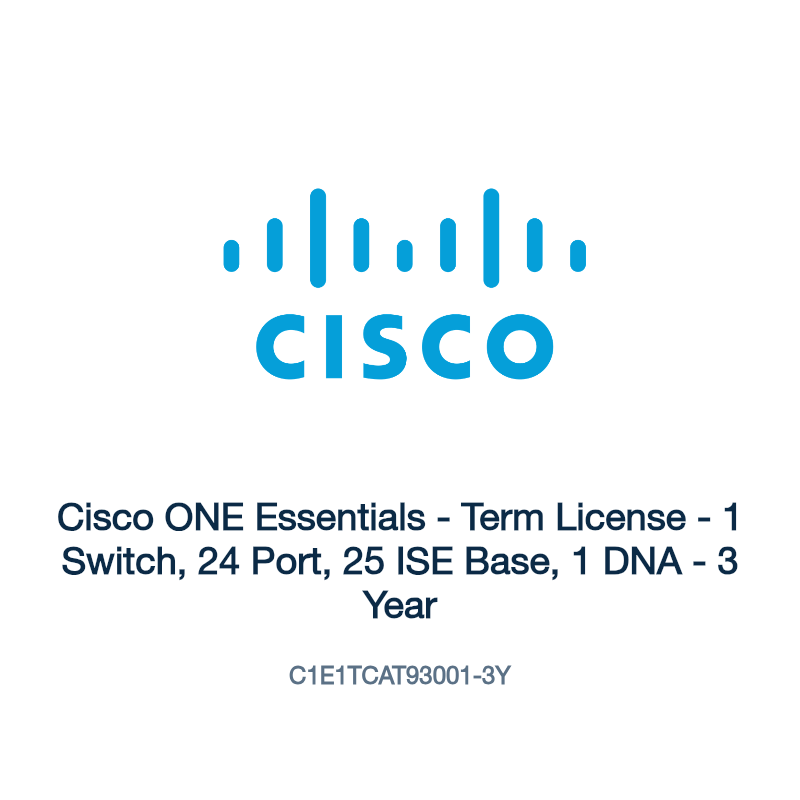 C1E1TCAT93001-3Y: Cisco ONE Essentials