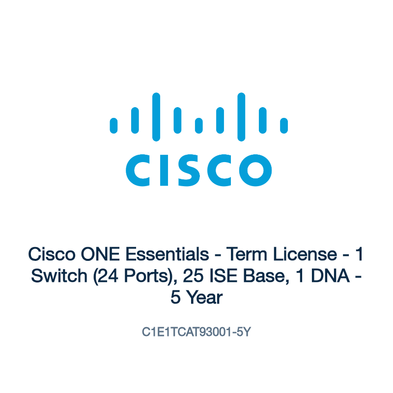 C1E1TCAT93001-5Y: Cisco ONE Essentials