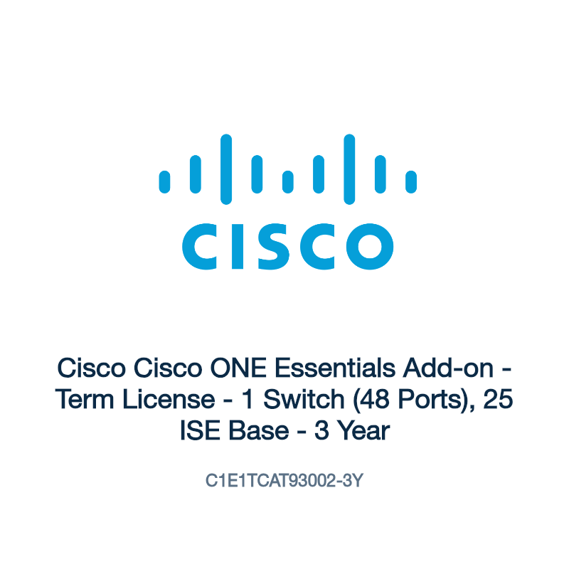 C1E1TCAT93002-3Y: Cisco Cisco ONE Essentials Add-on