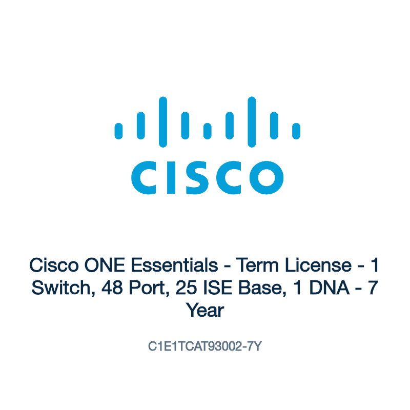 C1E1TCAT93002-7Y: Cisco ONE Essentials