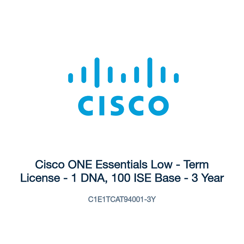 C1E1TCAT94001-3Y: Cisco ONE Essentials Low