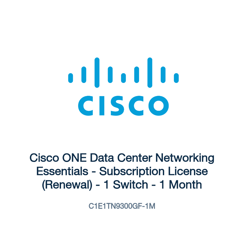 C1E1TN9300GF-1M: Cisco ONE Data Center Networking Essentials