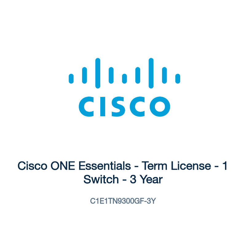 C1E1TN9300GF-3Y: Cisco ONE Essentials