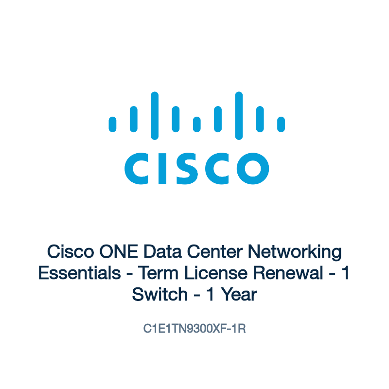 C1E1TN9300XF-1R: Cisco ONE Data Center Networking Essentials