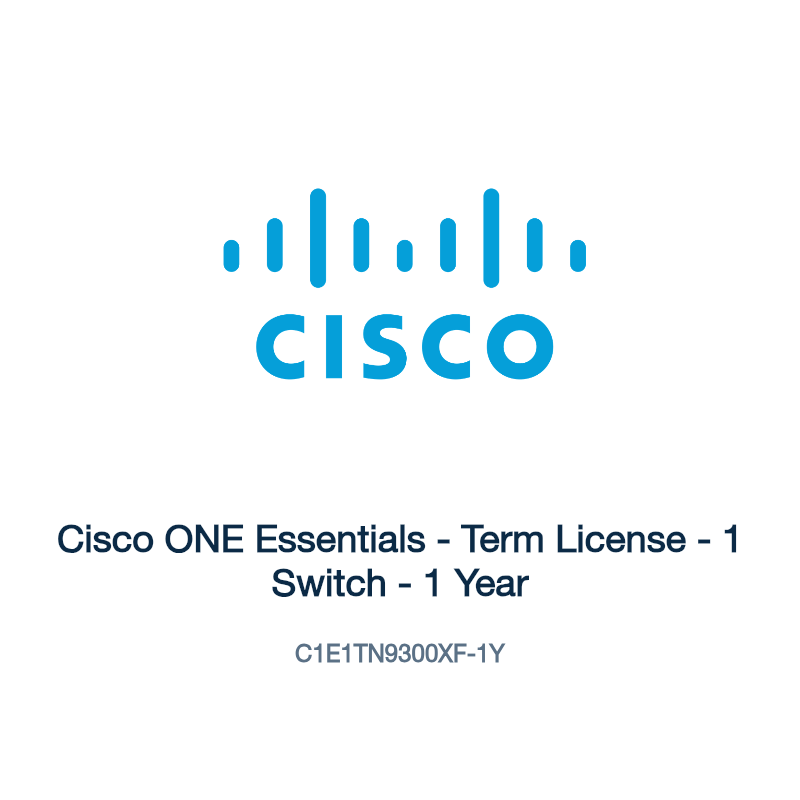 C1E1TN9300XF-1Y: Cisco ONE Essentials
