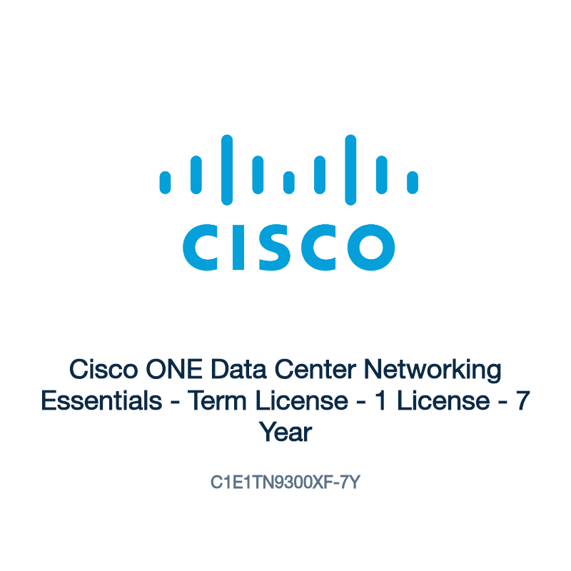 C1E1TN9300XF-7Y: Cisco ONE Data Center Networking Essentials