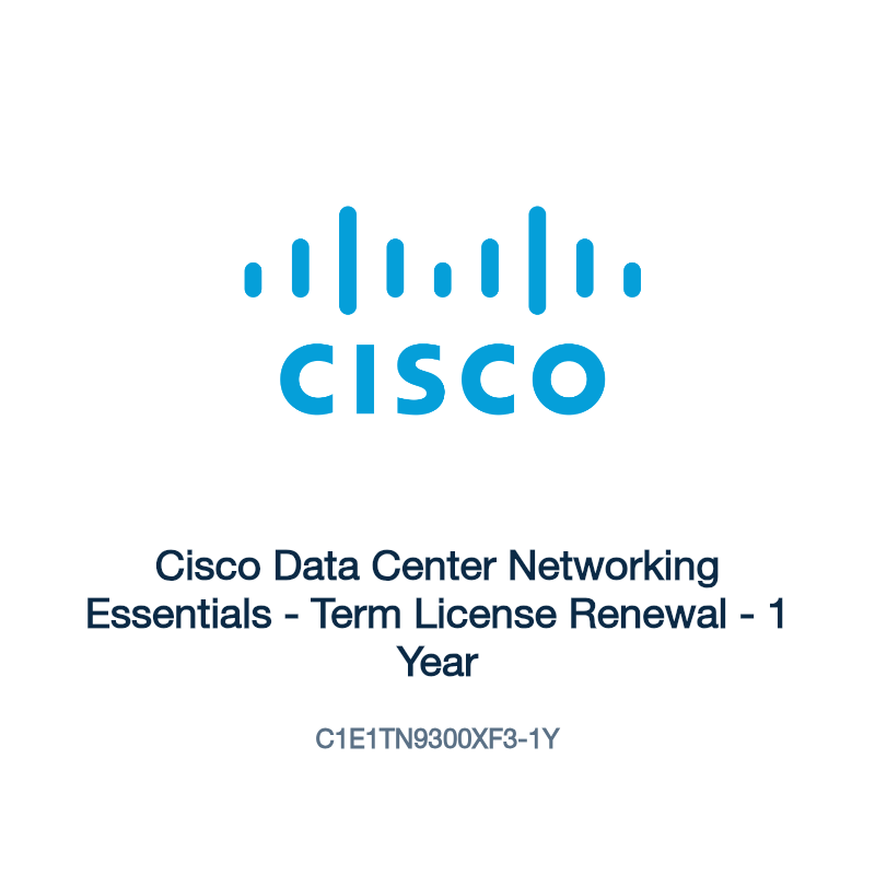 C1E1TN9300XF3-1Y: Cisco Data Center Networking Essentials