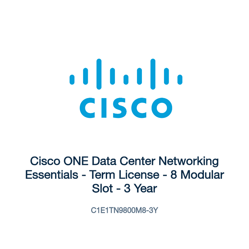 C1E1TN9800M8-3Y: Cisco ONE Data Center Networking Essentials