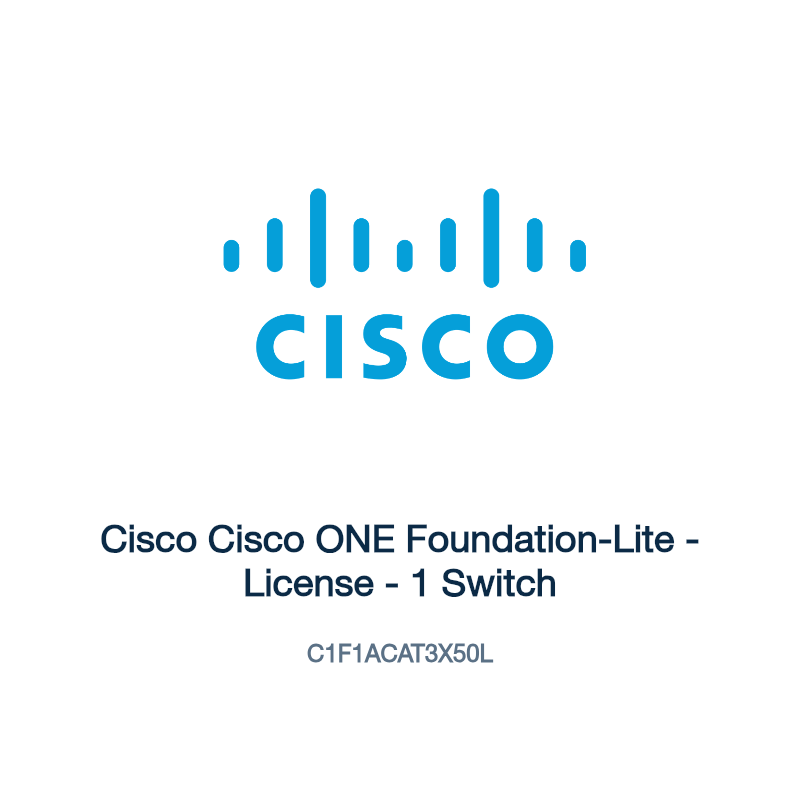 C1F1ACAT3X50L: Cisco Cisco ONE Foundation-Lite
