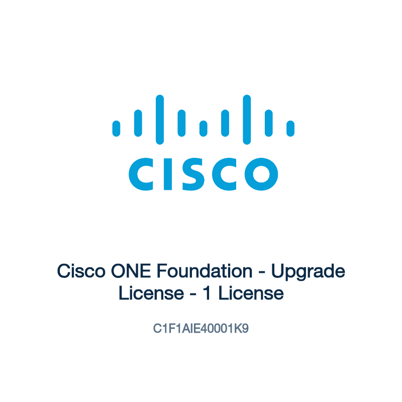 C1F1AIE40001K9: Cisco ONE Foundation
