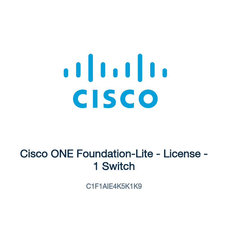 C1F1AIE4K5K1K9: Cisco ONE Foundation-Lite