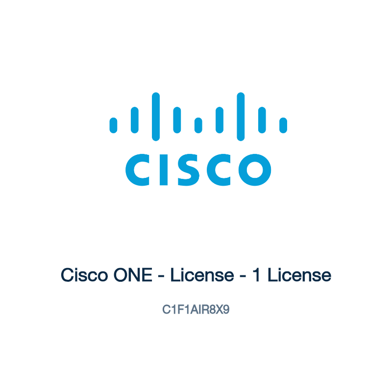C1F1AIR8X9: Cisco ONE - License - 1 License