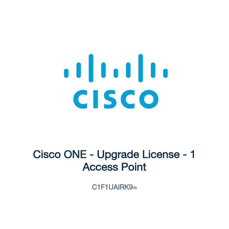 C1F1UAIRK9=: Cisco ONE - Upgrade License - 1 Access Point