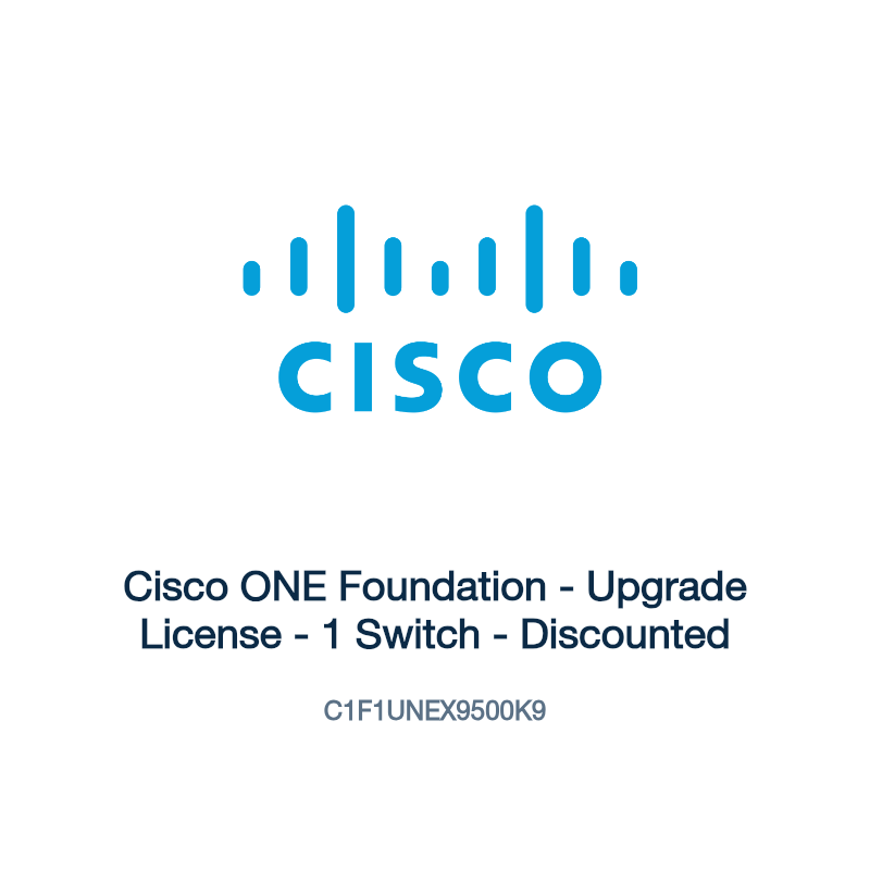 C1F1UNEX9500K9: Cisco ONE Foundation