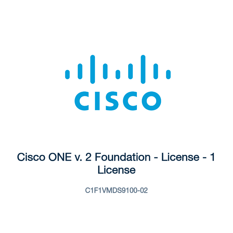 C1F1VMDS9100-02: Cisco ONE v. 2 Foundation