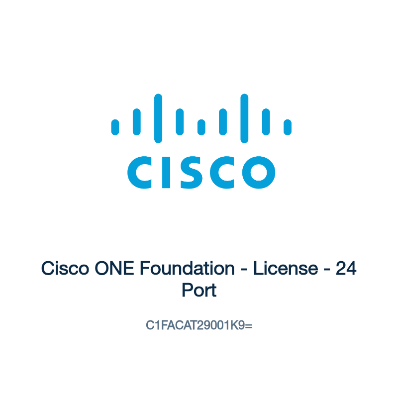 C1FACAT29001K9=: Cisco ONE Foundation