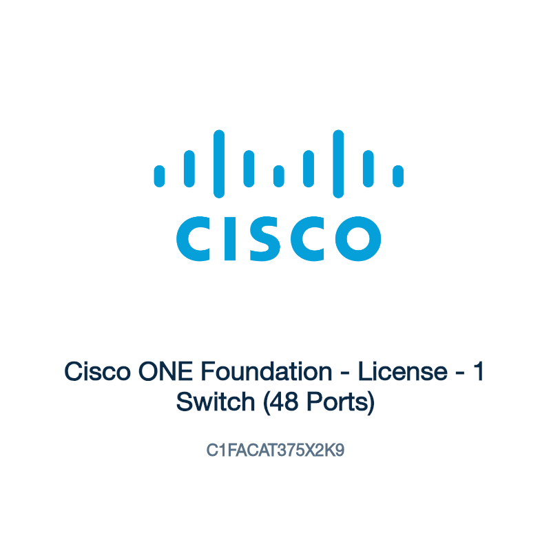 C1FACAT375X2K9: Cisco ONE Foundation