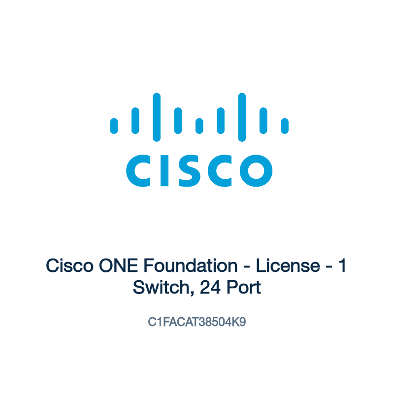 C1FACAT38504K9: Cisco ONE Foundation
