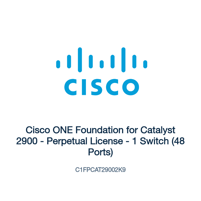 C1FPCAT29002K9: Cisco ONE Foundation for Catalyst 2900