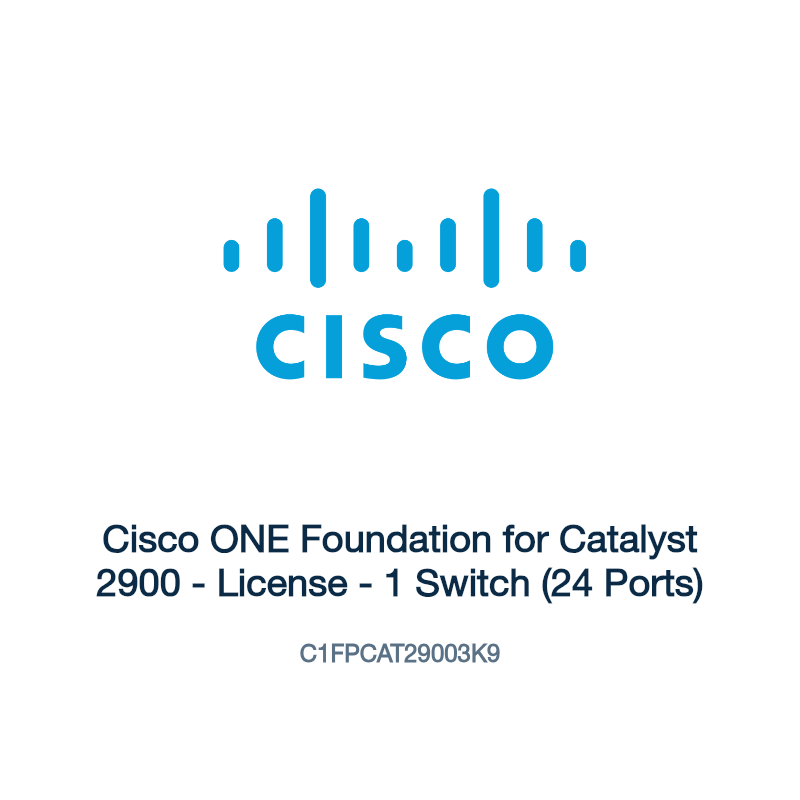 C1FPCAT29003K9: Cisco ONE Foundation for Catalyst 2900