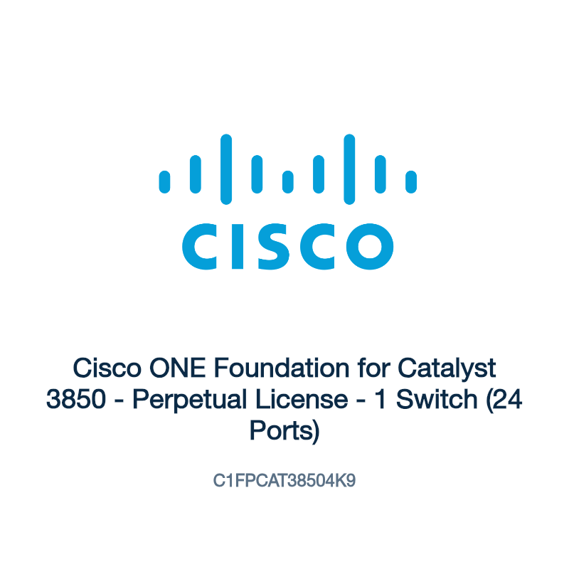 C1FPCAT38504K9: Cisco ONE Foundation for Catalyst 3850