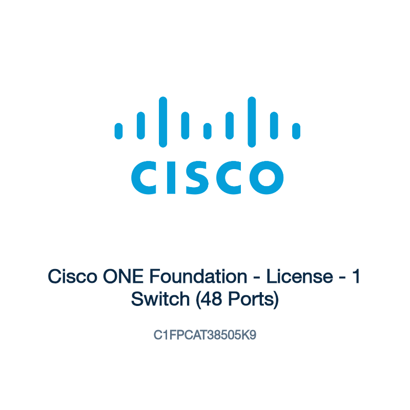 C1FPCAT38505K9: Cisco ONE Foundation