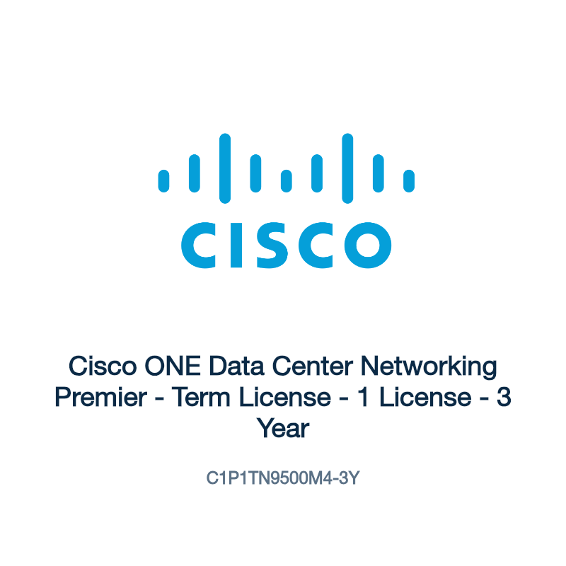 C1P1TN9500M4-3Y: Cisco ONE Data Center Networking Premier