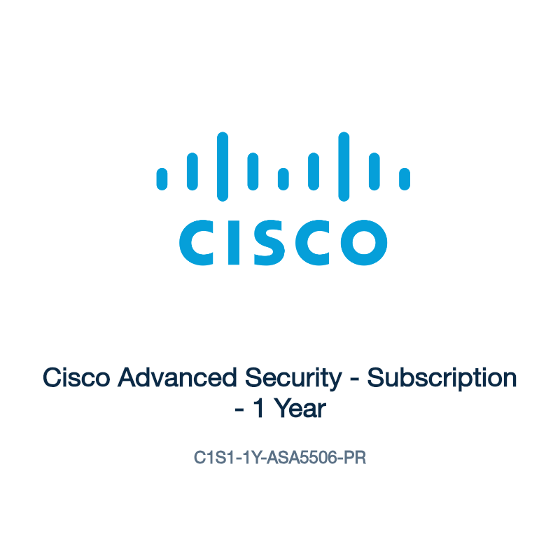 C1S1-1Y-ASA5506-PR: Cisco Advanced Security